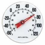 Acurite 00346A3 Analog Thermometer, 5" Dial Size. Fixed Price $12.95.