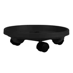 Bloem (#CAD1400) Plant Caddie With Saucer Tray And Wheels, Round, Black 14". Fixed Price $24.11.