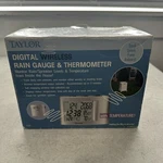 Taylor 2751 Digital Wireless Rain Gauge And Thermometer Open Box New. Fixed Price $22.50.