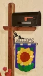 Garden Flag Pole Bracket For Deck Porch Wall Mailbox Welcome Hummingbird New. Fixed Price $23.87.