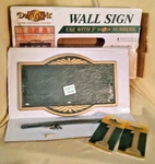 Whitehall Wall Hunter Green Gold Design Home Address Plaque 3" Numbers.. Fixed Price $39.99.