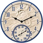 By Sea Poly Resin Indoor And Outdoor Clock Thermometer, Decorative. Fixed Price $38.66.