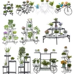 4/5/6/7/8/9 Tiers Metal Plant Stand Flower Rack Potted Holder For Indoor Outdoor. Fixed Price $39.95.