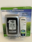 Acurite Wireless Indoor Outdoor Digital Thermometer With High Low Memory & Clock. Fixed Price $21.99.