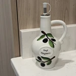 Ceramic Olive Oil Cruet Bottle Hand Painted. Fixed Price $9.99.