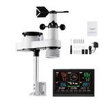 Uimoso 5-IN-1 Wireless Weather Station 7.5'' Display And Indoor-outdoor Sensor. Fixed Price $69.99.