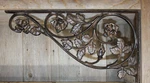 1- Extra Lg, 16-7/8", Bracket,rose Garden Decor,shelf Support,corbel, B-20. Fixed Price $149.09.