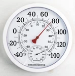 10 Inch Large Indoor Outdoor Thermometer Waterproof, Analog Outside Weathe.... Fixed Price $30.95.