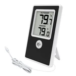 Urageuxy Indoor Outdoor Thermometer Wired, Digital Room Temperature Black. Fixed Price $30.35.