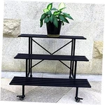 Zhongma Moving Garden Cart Tier Sturdy Metal Plant Stand ZM003 With Wheels. Fixed Price $129.86.