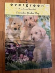 Evergreen Garden Flag "curiosity Seekers" Yellow Lab Puppies 12.5" X 18"NEW Nwt!. Fixed Price $11.99.
