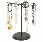 Mygift 8 Hook Adjustable Height Black Metal Rotating Jewelry Display Tower Stand. Fixed Price $14.69.
