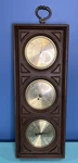 Vintage Springfield Wall Weather Station 1702, Thermometer, Barometer Hygromet. Fixed Price $15.75.