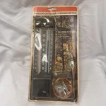 Vintage New Brown Taylor Biltmore Indoor / Outdoor Thermometer 5377 Weather Temp. Fixed Price $13.85.