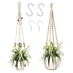 Macrame Hanger, 2 Packs Hangers, Hanging Planter For Indoor. Fixed Price $19.99.