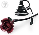 Dreamseden 12 Inch Metal Rose With Stand, Forever Iron Flower Sculpture, Ha. Fixed Price $39.30.