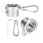 Aluminum Flag Pole Rings 1.25IN 360 Bearing Tanglefree 2PACK Silver. Fixed Price $22.52.