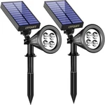 Urpower Solar Lights Outdoor, 2-IN-1 Spot Pack, Cool White. Fixed Price $40.90.