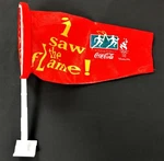 1996 Coca Cola Atlanta Olympic Windsock With Swivel Mounting Bracket - New. Fixed Price $25.00.