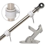 Flag Pole Kit For House - 6FT Stainless Steel Residential Commercial Outdo.... Fixed Price $21.99.