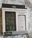 Ll Bean Weather Station Wireless Indoor/outdoor Thermometer First Watch Ii 0HRC9. Fixed Price $49.99.