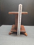 Very Old Mission-style Wood Pedestal Table Top Plant Display STAND-10" Tall. Fixed Price $134.95.