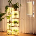 Dreyoo 8-TIER 62" Tall Indoor Plant Stand W/ Full Spectrum Led Grow Light Shelf. Fixed Price $92.22.