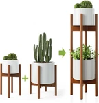 Mudeela 2 Pack Indoor Plant Stands, Tier Tall 30 Inches, Mid Ce.... Fixed Price $52.59.