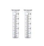 Mateda 5" Capacity Rain Gauge Glass Replacement Tube, Lip Design, Great For Y.... Fixed Price $16.92.