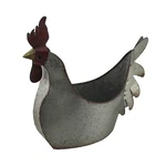 Zeckos Galvanized Metal Indoor Outdoor Rooster Planter. Fixed Price $43.95.