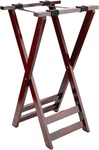 Elegant 31.5" Folding Mahogany Wood Tray Stand - Perfect For Occasion. Fixed Price $83.99.
