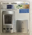 Taylor Wireless Indoor/outdoor Thermometer With Clock & Remote Sensor New. Fixed Price $21.00.