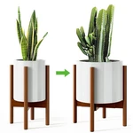 Mudeela Stand For Indoor Plants: Adjustable Width Fits 8 12 Inch Pot. Fixed Price $30.46.