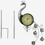 Poolmaster Peacock Thermometer 54581 Outdoor Decoration Garden Stake Yard Art .. Fixed Price $19.99.