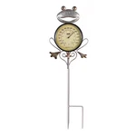 Frog Outdoor Thermometer Garden Stake And Backyard Decor. Fixed Price $21.96.