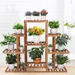 Wood/ Bamboo/metal Shelf Flower Pot Plant Stand Rack Garden Indoor Outdoor Patio. Fixed Price $38.96.