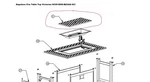 Napoleon Fire Table Victorian Reqtangle Cast Iron Top N335-0091-BZ4AQ. Fixed Price $89.99.