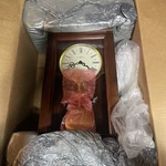 Howard Miller Eastmont Wall Clock 620154 Windsor Cherry Antique Pendulum. Fixed Price $299.00.