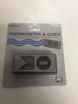 2189 Rally Thermometer/clock Rectangular 3" X 2" New (battery Not Included). Fixed Price $9.99.