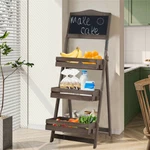 Outdoor Indoor Metal Wooden Stand Planter Flower Pot Garden Shelf Shelving. Fixed Price $55.93.