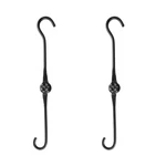 Achla 15" Extender Hook, 2-PACK, Black Powdercoat SSE-02-2. Fixed Price $44.99.