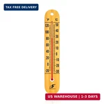 Large 10.5 Inch Vertical Wood Thermometer For Indoor & Outdoor Use, Wide Range -. Fixed Price $18.11.