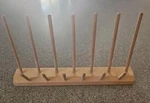 Vintage Wood Baby Bottle Drying Rack The Pearcy Company, Ohio, Usa. Fixed Price $32.00.