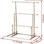 Mygift 13 Inch Bronze Metal 3-TIER Necklace Bracelet Holder Jewelry Tower Hanger. Fixed Price $35.99.