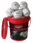 Rawlings Official T-balls Tvb YOUTH/6U Bucket 12 Count Sponge Rub.... Fixed Price $71.45.