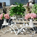 9 Tier Metal Stand Garden Decor Planter Holder Flower Pot Shelf Rack Black. Fixed Price $33.93.