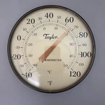 Taylor 8.5" Heritage Metal Dial Weatherproof 480BZN Indoor/outdoor Thermometer. Fixed Price $36.98.