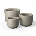 Kante 13119 Dia Weathered Concrete Round Planters Set Of Outdoor Indoor. Fixed Price $135.40.