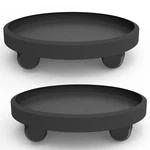 Wanderingdonkey 14 Inch Rolling Plant Stand Pot Trolley, Heavy Duty Caddie. Fixed Price $74.70.