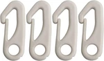 4 Pcs Clip Snap Nylon Hooks, Beige. Fixed Price $8.35.